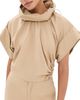 By Efrain Mogollon By Efrain Mogollon Guaricha High Neck Top Khaki - 1