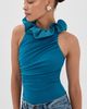 By Efrain Mogollon By Efrain Mogollon Octavia Guaricha Bodysuit Cobalt Blue - 2