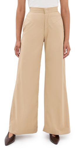 By Efrain Mogollon By Efrain Mogollon Ola Palazzo Trousers Khaki