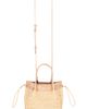 BY FAR BY FAR Baby Kayla Raffia & Croco Embossed Handbag - 1