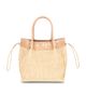 BY FAR BY FAR Baby Kayla Raffia & Croco Embossed Handbag - 2
