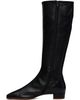 BY FAR BY FAR Black Edie Leather Knee-High Boots - 3