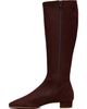 BY FAR BY FAR Brown Edie Nubuck Knee-High Boots - 3