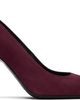 BY FAR BY FAR Burgundy Viva Suede Heels - 1