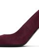BY FAR BY FAR Burgundy Viva Suede Heels - 3