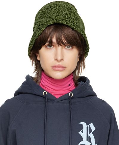 BY FAR BY FAR Green Robbie Bucket Hat