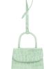 BY FAR BY FAR Mini Mini Croco Embossed Card Holder - 1