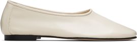 BY FAR BY FAR Off-White Prudence Ballerina Flats