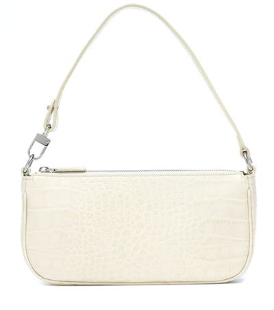 By Far By Far Rachel croc-effect leather shoulder bag