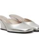 BY FAR BY FAR Silver Caroo Closed Toe Heels - 4