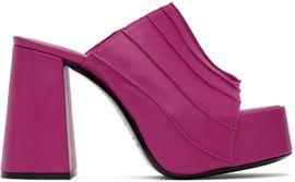 BY FAR BY FAR SSENSE Exclusive Pink Brad Heeled Sandals