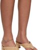 BY FAR BY FAR Tan Dasha Raffia Heeled Sandals - 4