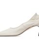 BY FAR BY FAR White Carre Heels - 3