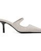 BY FAR BY FAR White Serena Closed Toe Heels - 1