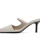 BY FAR BY FAR White Serena Closed Toe Heels - 3
