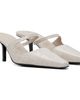 BY FAR BY FAR White Serena Closed Toe Heels - 4