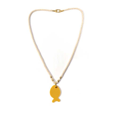 By Lilla By Lilla Rope Fish Necklace