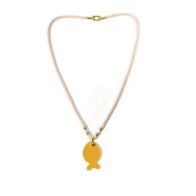 By Lilla By Lilla Rope Fish Necklace