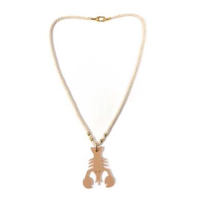 By Lilla By Lilla Rope Lobster Necklace