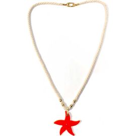 By Lilla By Lilla Rope Starfish Necklace