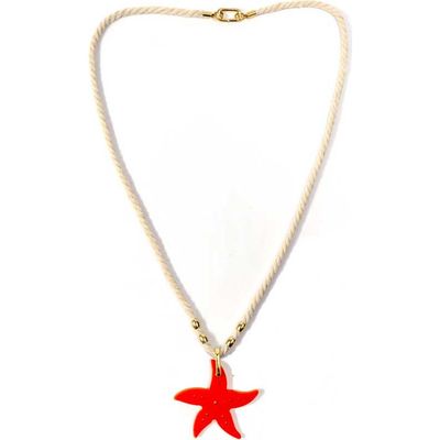 By Lilla By Lilla Rope Starfish Necklace