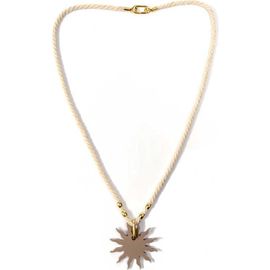 By Lilla By Lilla Rope Sun Necklace