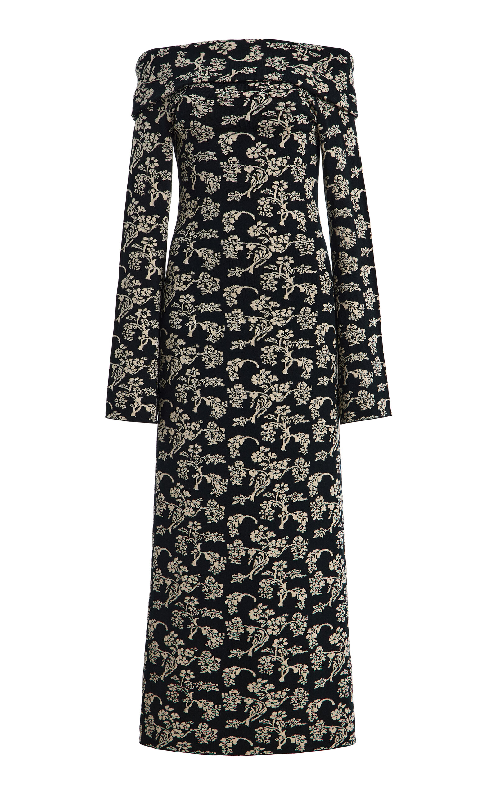 By Malene Birger By Malene Birger Bennie Floral Jacquard Knit Maxi Dress