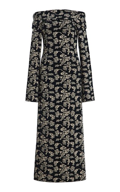 By Malene Birger By Malene Birger Bennie Floral Jacquard Knit Maxi Dress