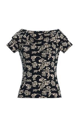 By Malene Birger By Malene Birger Blair Floral Jacquard Knit Top