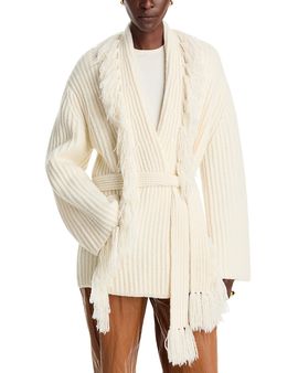 By Malene Birger By Malene Birger Candela Fringe Wrap Cardigan