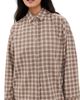 By Malene Birger By Malene Birger Derris Flannel Button Down Shirt Fossil - 1