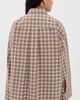By Malene Birger By Malene Birger Derris Flannel Button Down Shirt Fossil - 3