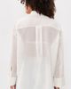 By Malene Birger By Malene Birger Derris Soft Organza Blouse Soft White - 3