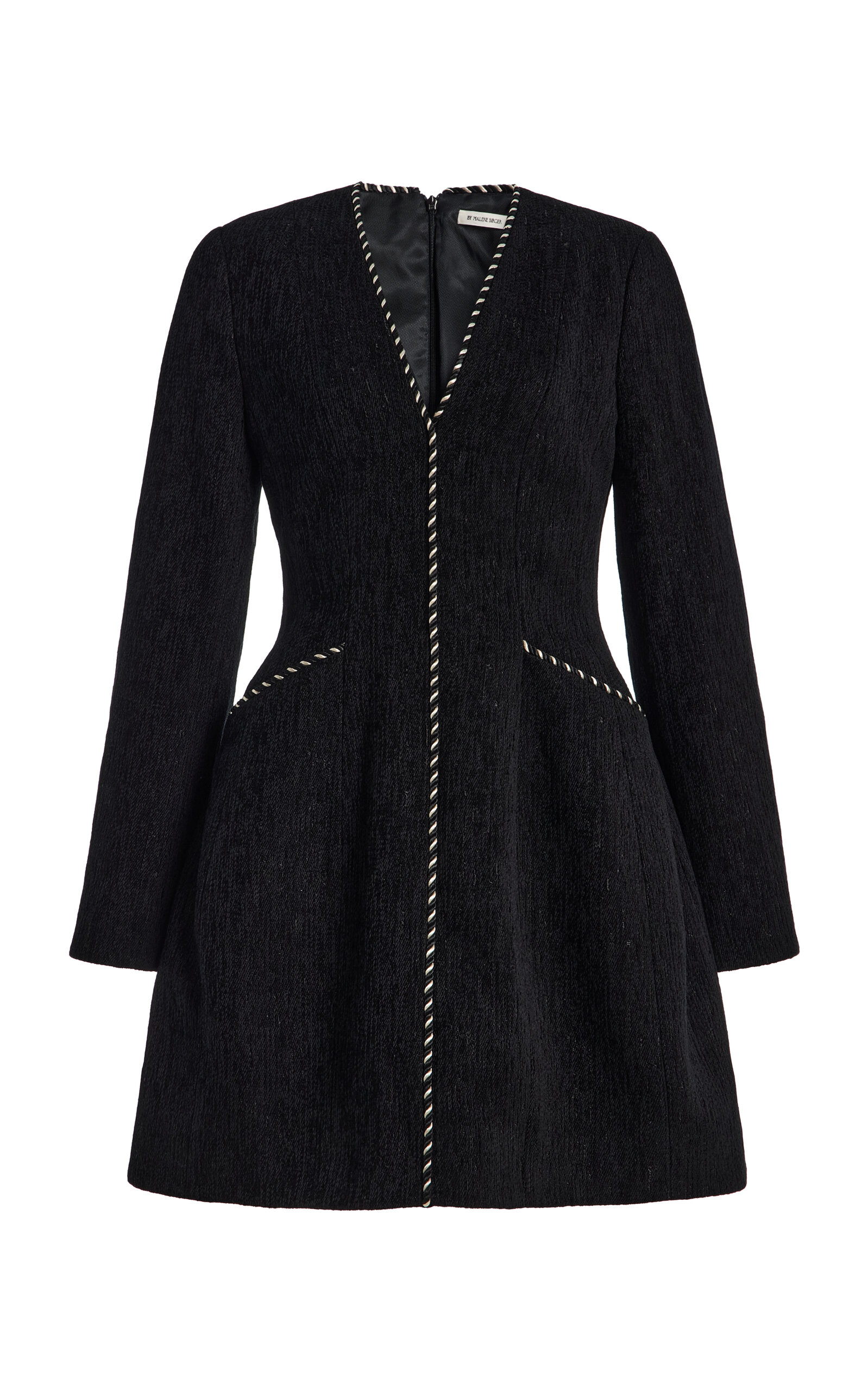 By Malene Birger By Malene Birger Elisabeth Whipstitched CottonBlend Mini Dress