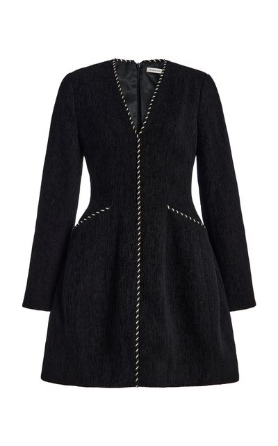 By Malene Birger By Malene Birger Elisabeth Whipstitched CottonBlend Mini Dress