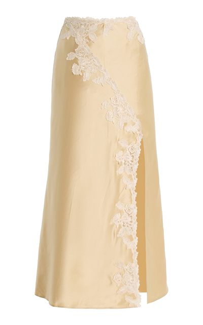 By Malene Birger - Erika Lace Midi Dress Yellow EU 44 By Malene Birger - Erika Lace Midi Dress Yellow EU 44