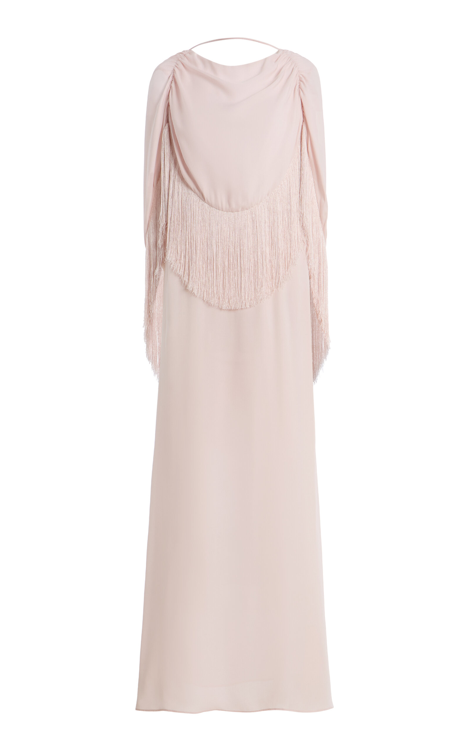 By Malene Birger By Malene Birger Helene Fringed Silk Maxi Dress