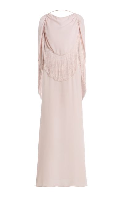 By Malene Birger By Malene Birger Helene Fringed Silk Maxi Dress