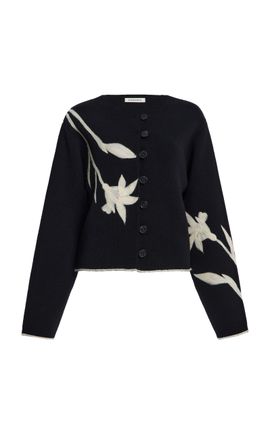 By Malene Birger By Malene Birger Kallea Floral Wool Cardigan