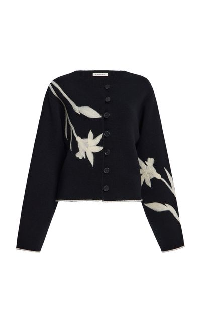 By Malene Birger By Malene Birger Kallea Floral Wool Cardigan