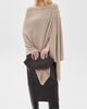 By Malene Birger By Malene Birger Liza Wool Cape Grey Brown Melange One - 2