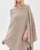 By Malene Birger By Malene Birger Liza Wool Cape Grey Brown Melange One - 3
