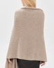 By Malene Birger By Malene Birger Liza Wool Cape Grey Brown Melange One - 4