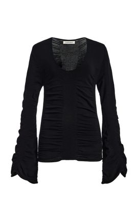 By Malene Birger By Malene Birger Maela Ruched Knit Top