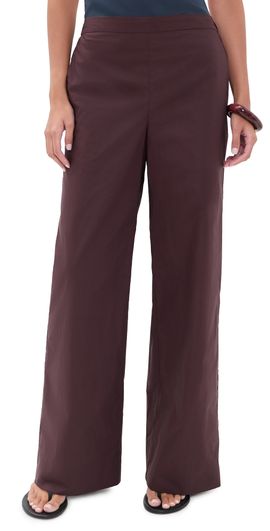 By Malene Birger By Malene Birger Milena Poplin Pants Aubergine