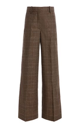 By Malene Birger By Malene Birger Povilanna Checked Wool Trousers