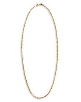 By Pariah By Pariah 14K Yellow Gold Belcher Link Chain Necklace, 17.7-19.7