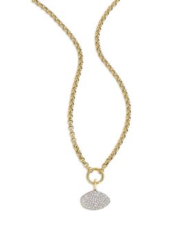 By Pariah By Pariah 14K Yellow Gold Diamond Cluster Collector Necklace, 17.7