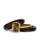 By Pariah By Pariah 14K Yellow Gold Smoky Quartz Stack Rings, Set of 3 - 2