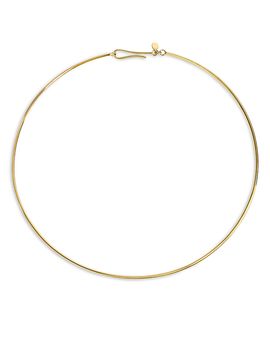 By Pariah By Pariah 14K Yellow Gold Torque Polished Collar Necklace, 16.5